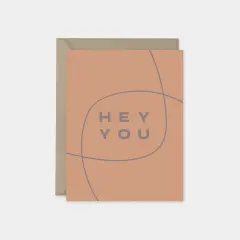 "Hey You" Modern Friendship Card V