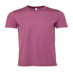 BELLA + CANVAS&reg; Short Sleeve CVC Jersey T-Shirt Unisex Crew Neck, Soft Cotton Blend Magenta