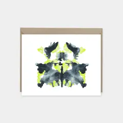 Rorschach India Ink Card IV