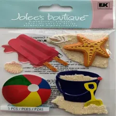 Jolee's Boutique Kids Beach Dimensional Stickers
