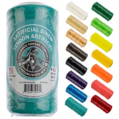 Gudebrod 70lb. 5-Ply Artificial Sinew Thread, 150yd. | Made in USA Turquoise