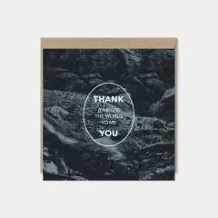 Thank You Card, Modern Thank You Card