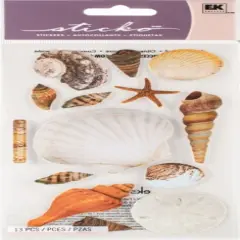 Sticko Seashells Cardstock Stickers
