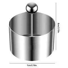 Round Stainless Steel Cake Mousse Mold Ring