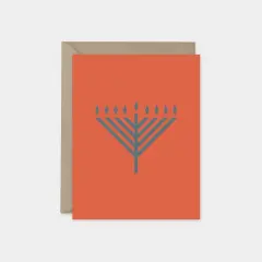 Minimalist Holiday Hanukkah Card No. 3,