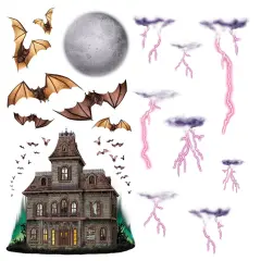 Beistle - Haunted House & Night Sky Props - 7"-40" - 12 Pack
