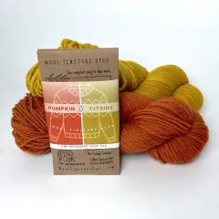 Wool Tincture Dye Color Pack Pairings Pumpkin-citrine