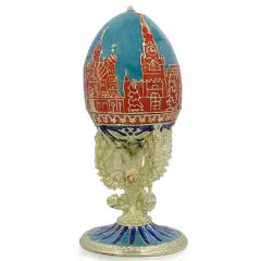 Kremlin Royal Inspired Imperial Easter Egg 4.25 Inches