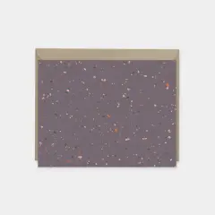 Flecked Blank Card VI
