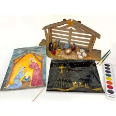 Nativity Scene Bundle - Kids Arts and Crafts Box
