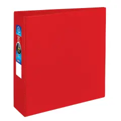 Avery Heavy-Duty 3 Ring Binder, 3" One Touch EZD Rings, 3.5" Spine, 1 Red Binder (79583)