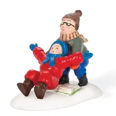 Department 56 2" Red and Blue Ralphie to the Rescue Christmas Figurine