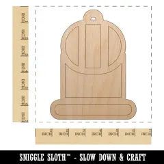 Hiking Hiker Camping Backpack Unfinished Wood Shape Piece Cutout for DIY Craft Projects