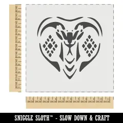 Fierce Hooded King Cobra Snake Head Wall Cookie DIY Craft Reusable Stencil