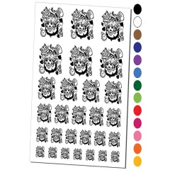 Alice's Adventures in Wonderland Temporary Tattoo Water Resistant Fake Body Art Set Collection Yellow