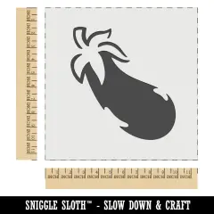 Eggplant Garden Vegetable Wall Cookie DIY Craft Reusable Stencil