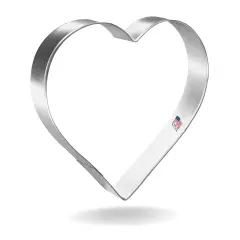 CookieCutter.Com Valentines Day Cookie Cutter - Heart Cookie Cutter 5 Inch &ndash;Tin Plated Steel Cookie Cutters &ndash; Made In The USA