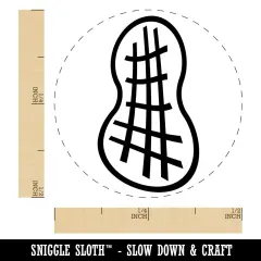 Peanut Doodle Self-Inking Rubber Stamp for Stamping Crafting Planners Brown