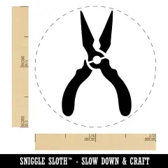 Long Nose Pliers Hand Tool Self-Inking Rubber Stamp Ink Stamper for Stamping Crafting Planners Green