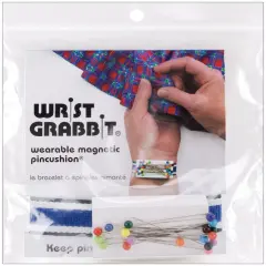 Wrist Grabbit Magnetic Pincushion-W/20 Pins