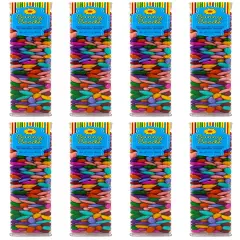 Chocolate Covered Sunflower Seeds Multicolored Candy Coated Treats - Rainbow Party Favors (Case of 24)