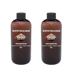 White Tea & Sage Fragrance Oil (Our Version of the Brand Name) (32 oz Bottle) for Candle Making, Soap Making, Tart Making, Room Sprays, Lotions, Car Fresheners, Slime, Bath Bombs, Warmers&hellip;