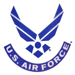 US Air Force Logo Magnet Car Fridge Locker Decal (2-5/8")