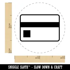Credit Card Money Bills Self-Inking Rubber Stamp for Stamping Crafting Planners UV