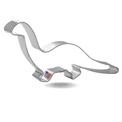 CookieCutter.Com Apatosaurus Dinosaur 7.25 in &ndash;Tin Plated Steel Cookie Cutters &ndash; Made In The USA