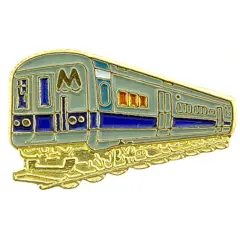 Long Island Train Pin 1"