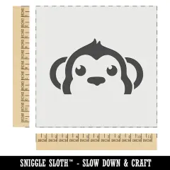 Peeking Monkey Wall Cookie DIY Craft Reusable Stencil