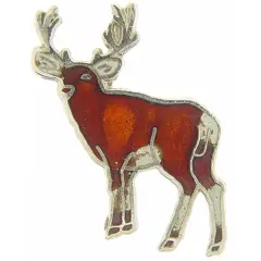 Mule Deer Pin 1"