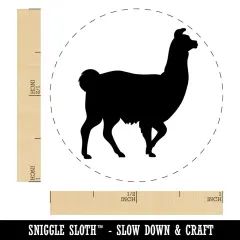 Llama Silhouette Self-Inking Rubber Stamp Ink Stamper for Stamping Crafting Planners Red
