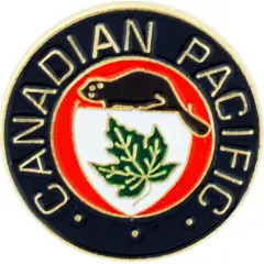 Canadian Pacific Railroad Pin Blue 1"