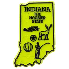 Indiana Refrigerator Magnet 2"