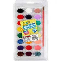Watercolors Washable (Oval Pan 24 Colors)