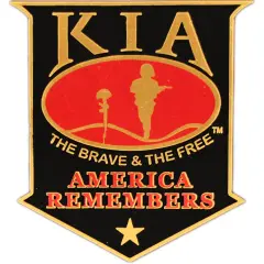 KIA America Remembers Flexible Magnet Car Fridge Locker Decal (2-7/8")