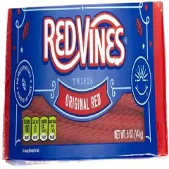 Red Vines Licorice, Original Red Flavor, Soft & Chewy Candy Twists 5oz Tray (Case of 12)