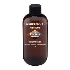 White Peach & Hibiscus Fragrance Oil (Our Version of the Brand Name) (8 oz Bottle) for Candle Making, Soap Making, Tart Making, Room Sprays, Lotions, Car Fresheners, Slime, Bath Bombs, Warmers&hellip;