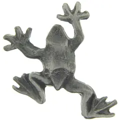 Climbing Frog Pin 1"