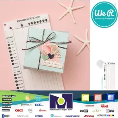 American Crafts We R Memory Keepers - Punch Board - Explosion 661264