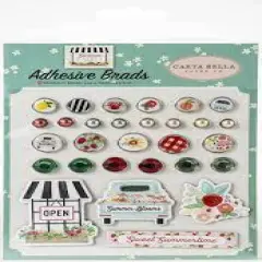 Carta Bella Summer Market Adhesive Brads