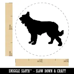 Berger Picard Dog Solid Self-Inking Rubber Stamp Ink Stamper for Stamping Crafting Planners Purple