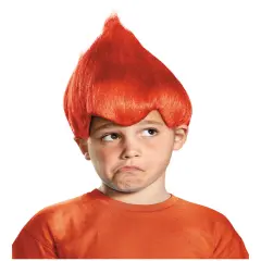 Child's Pointy Wacky Troll Inside Out Red Wig Costume Accessory