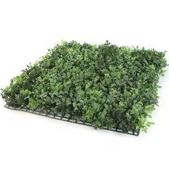 20x20" Premium Artificial Boxwood Panels - Lush Green, UV Resistant & Weatherproof - Ideal for Backyard, Balcony & Patio Privacy Screens, Wall Decor, and Event Backdrops