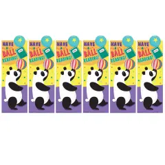 Panda Have a Ball Reading Bookmarks, 36 Per Pack, 6 Packs