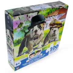 100 Piece Two Bulldogs Puzzle