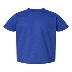 Rabbit Skins&reg; Toddler Crewneck Short Sleeve Fine Jersey Tee Vintage royal