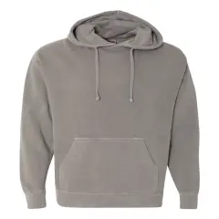Comfort Colors&reg; Garment-Dyed Hooded Long Sleeve Sweatshirt Grey