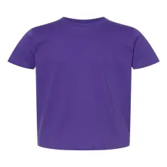 Rabbit Skins&reg; Toddler Crewneck Short Sleeve Fine Jersey Tee Purple